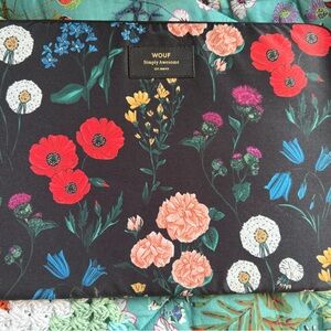 Simply Awesome Floral Pencil Case - Black